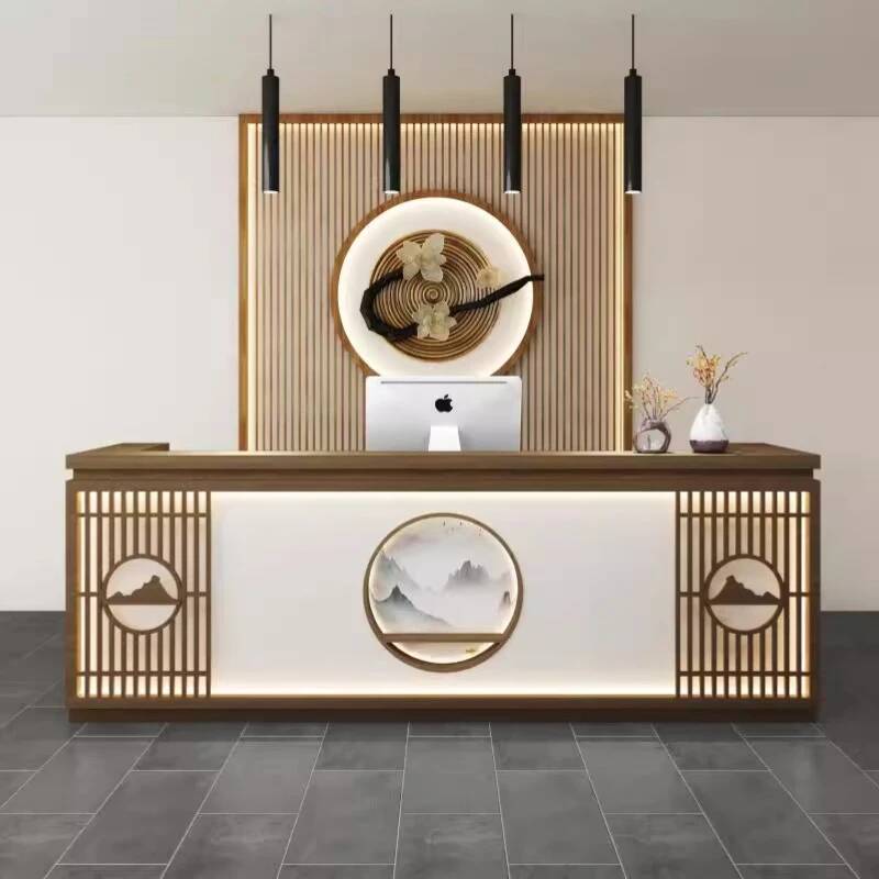 Office Furniture Usa - Meja Resepsionis Klasik Sederhana Gaya Senior