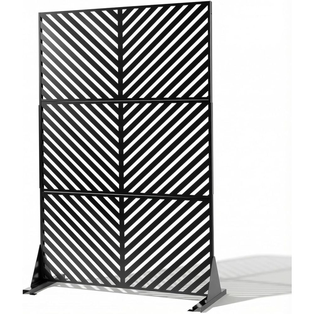 Room Divider Bamboo - Panel Privasi, 72H'' 47W'' Panel Privasi