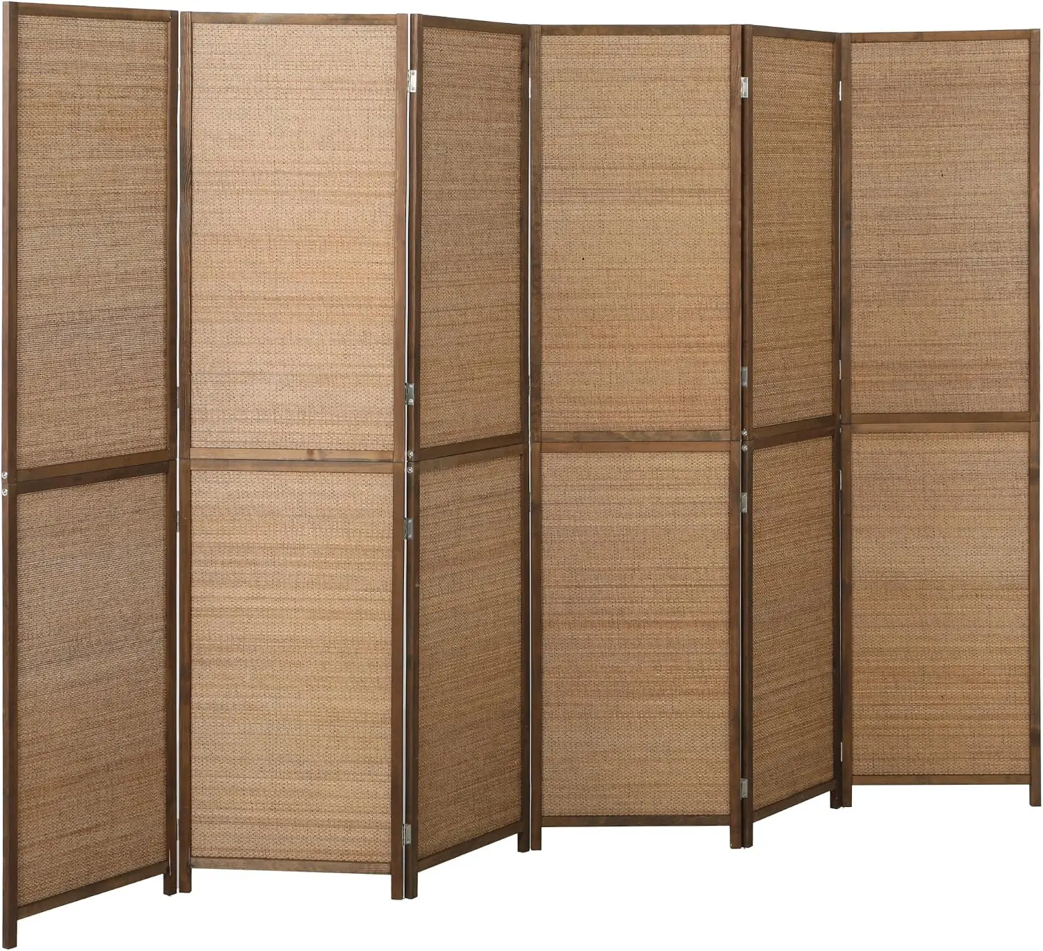 Room Divider Bamboo - Pembatas Ruangan 6 Kaki, 6 Panel