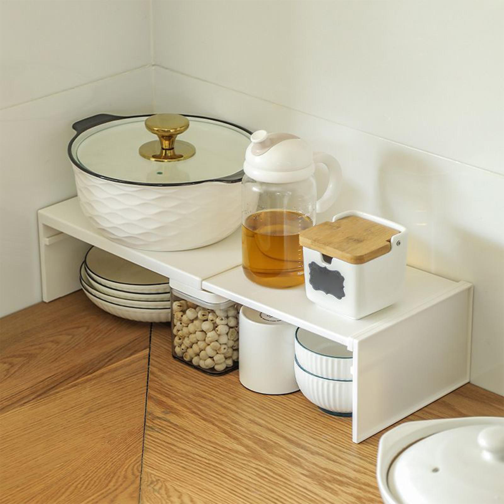 Room Divider Bamboo - Rak Kabinet Dapur yang Dapat Diregangkan,