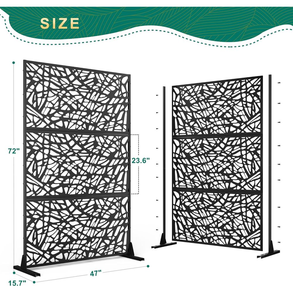Panel Privasi Luar Ruangan dar - Room Divider Bamboo ulasan dan harga