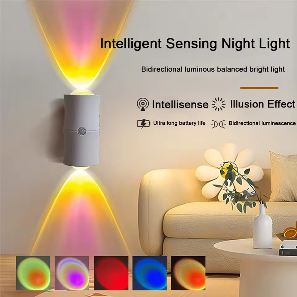 Lampu Malam LED Sensor Gerak 7 - Room Divider Bamboo ulasan dan harga