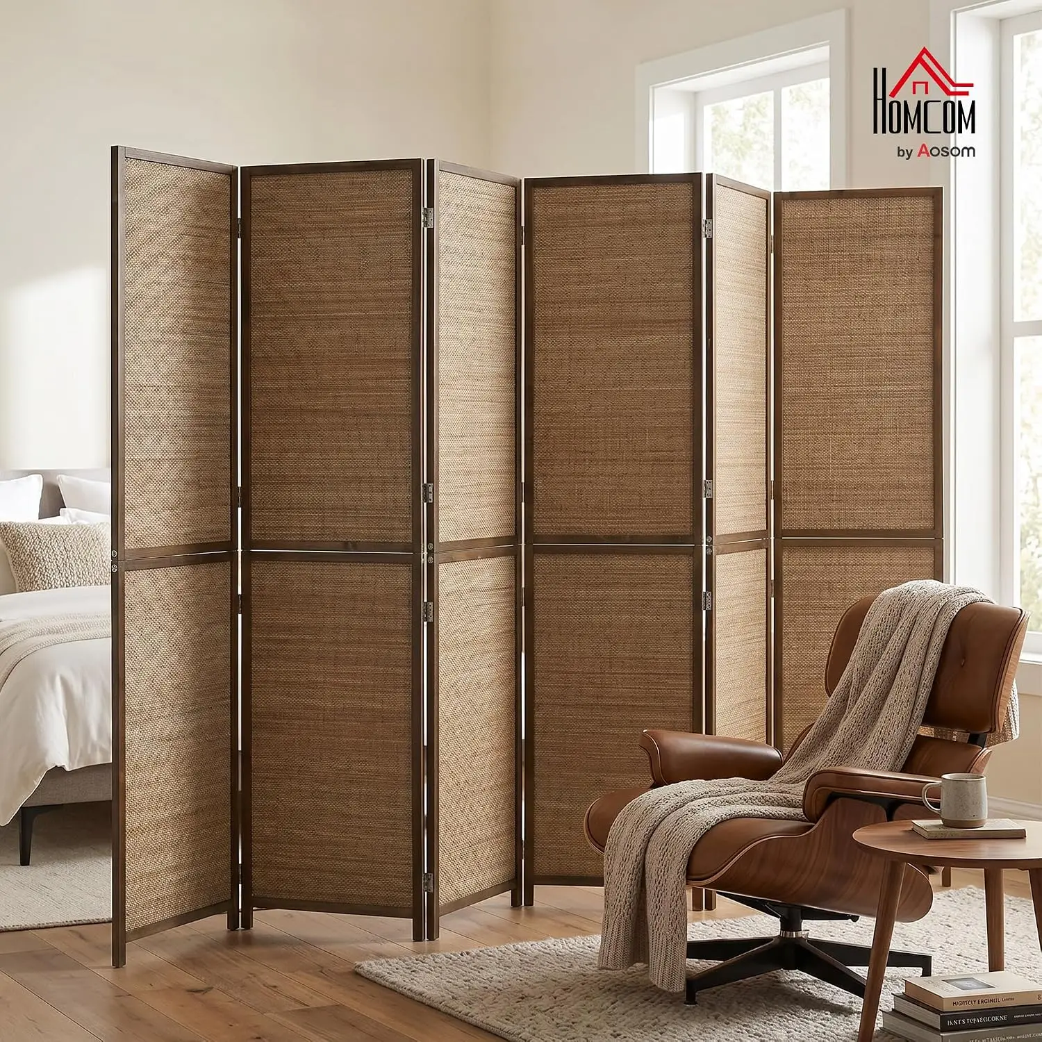 Pembatas Ruangan 6 Kaki, 6 Pan - Room Divider Bamboo ulasan dan harga