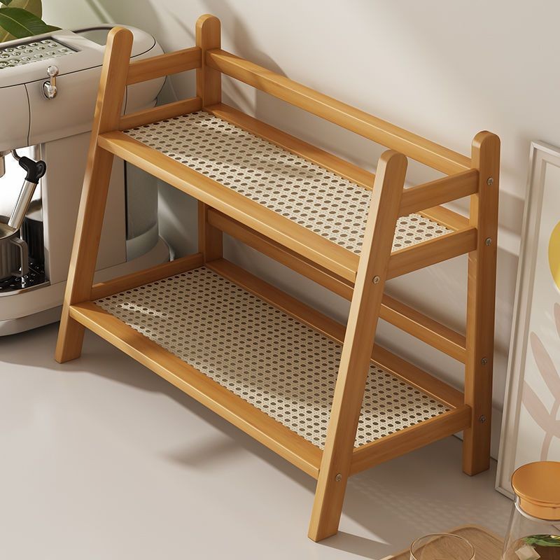 Rak Penyimpanan Dapur Bambu 2  - Room Divider Bamboo ulasan dan harga