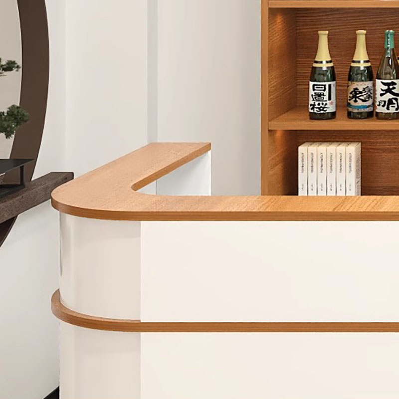 Meja Resepsionis Mewah Modern  - Office Furniture Usa ulasan dan harga
