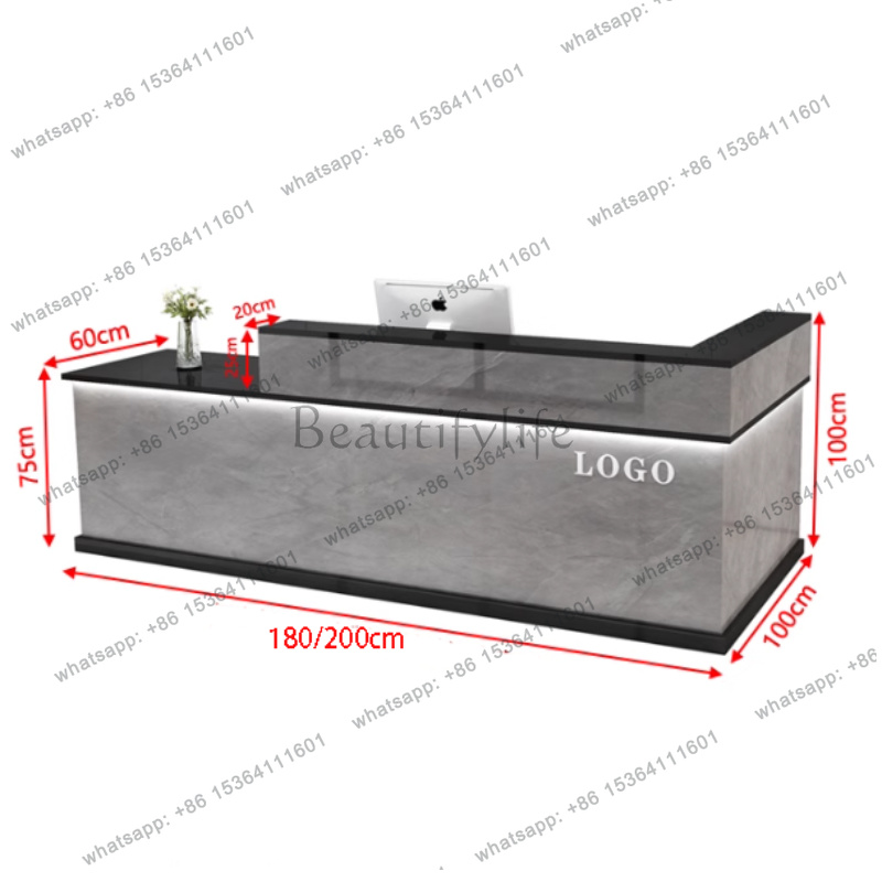Meja Resepsionis Mewah FG Stor - Office Furniture Usa ulasan dan harga