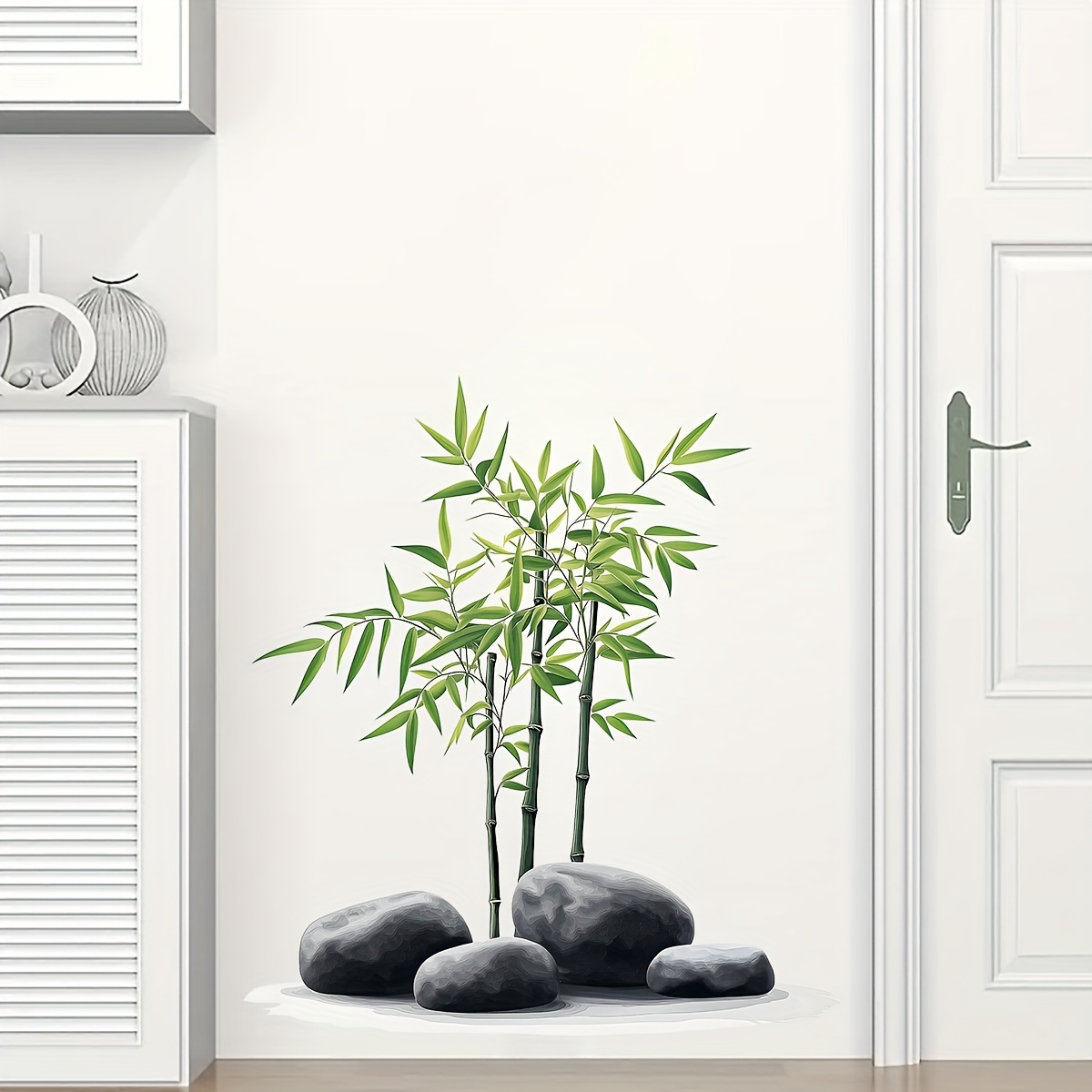 Stiker Dinding Tanaman Daun Ba - Office Furniture Usa ulasan dan harga