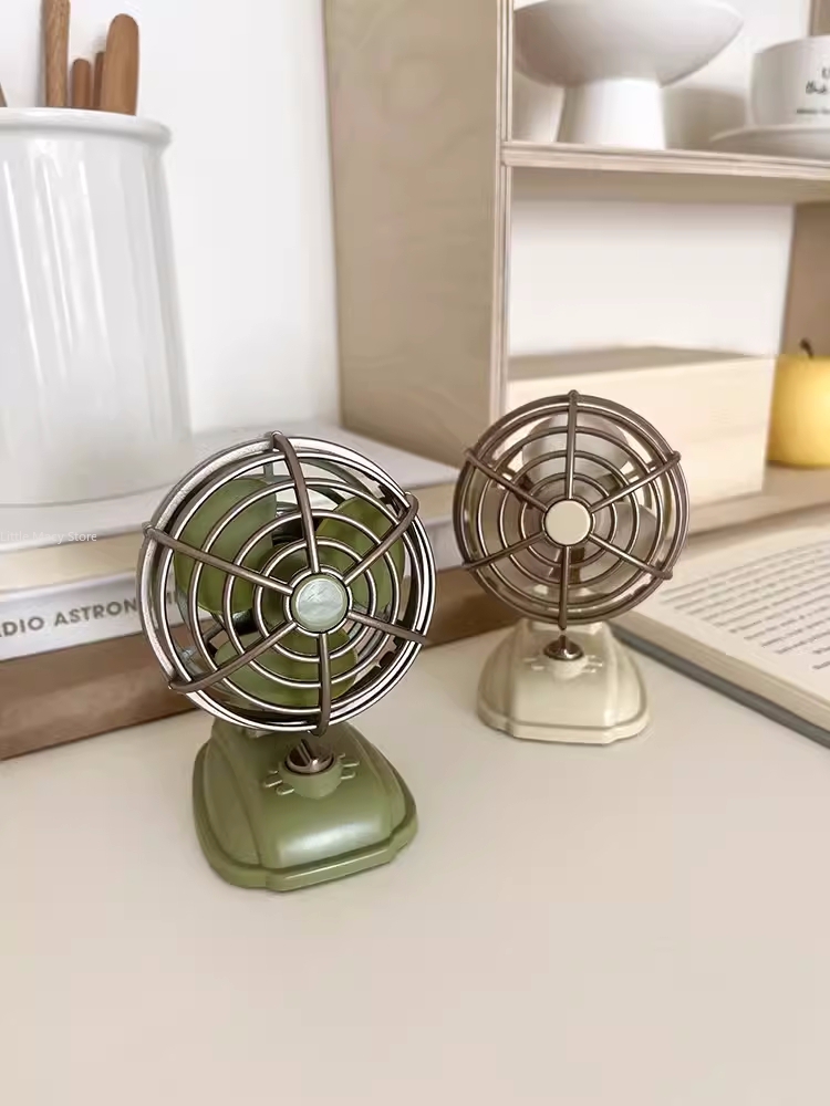 Kipas kecil Desktop Retro, kip - Office Furniture Wholesale ulasan dan harga
