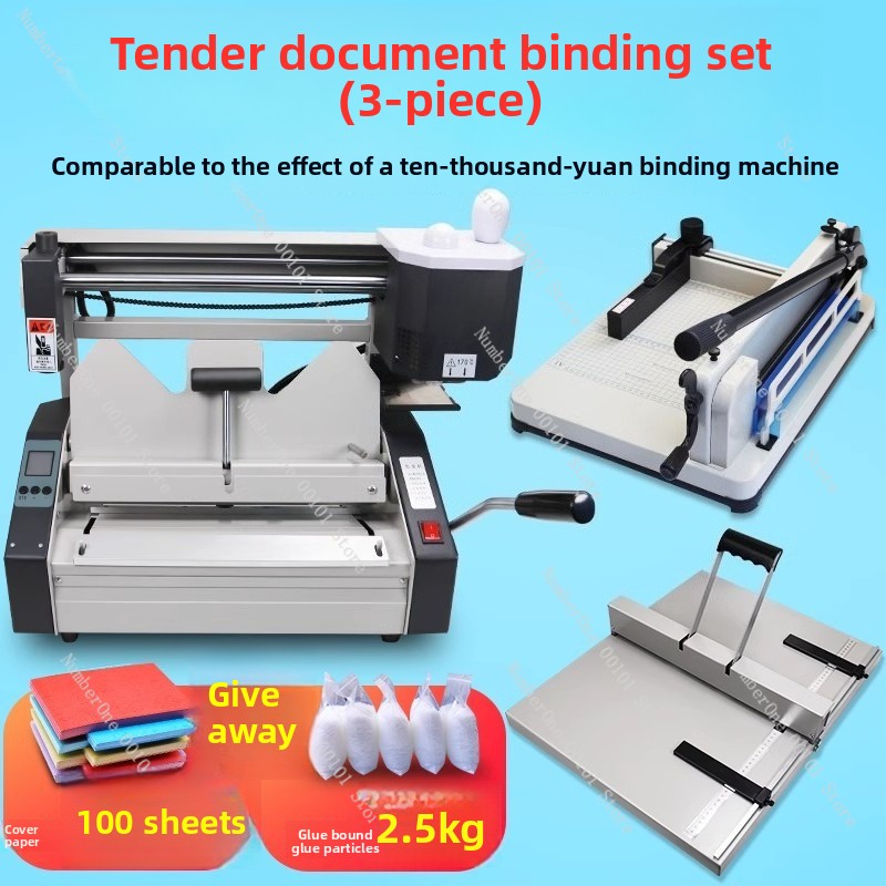Mesin Penjilid Lem Manual Desk - Office Furniture Tender ulasan dan harga